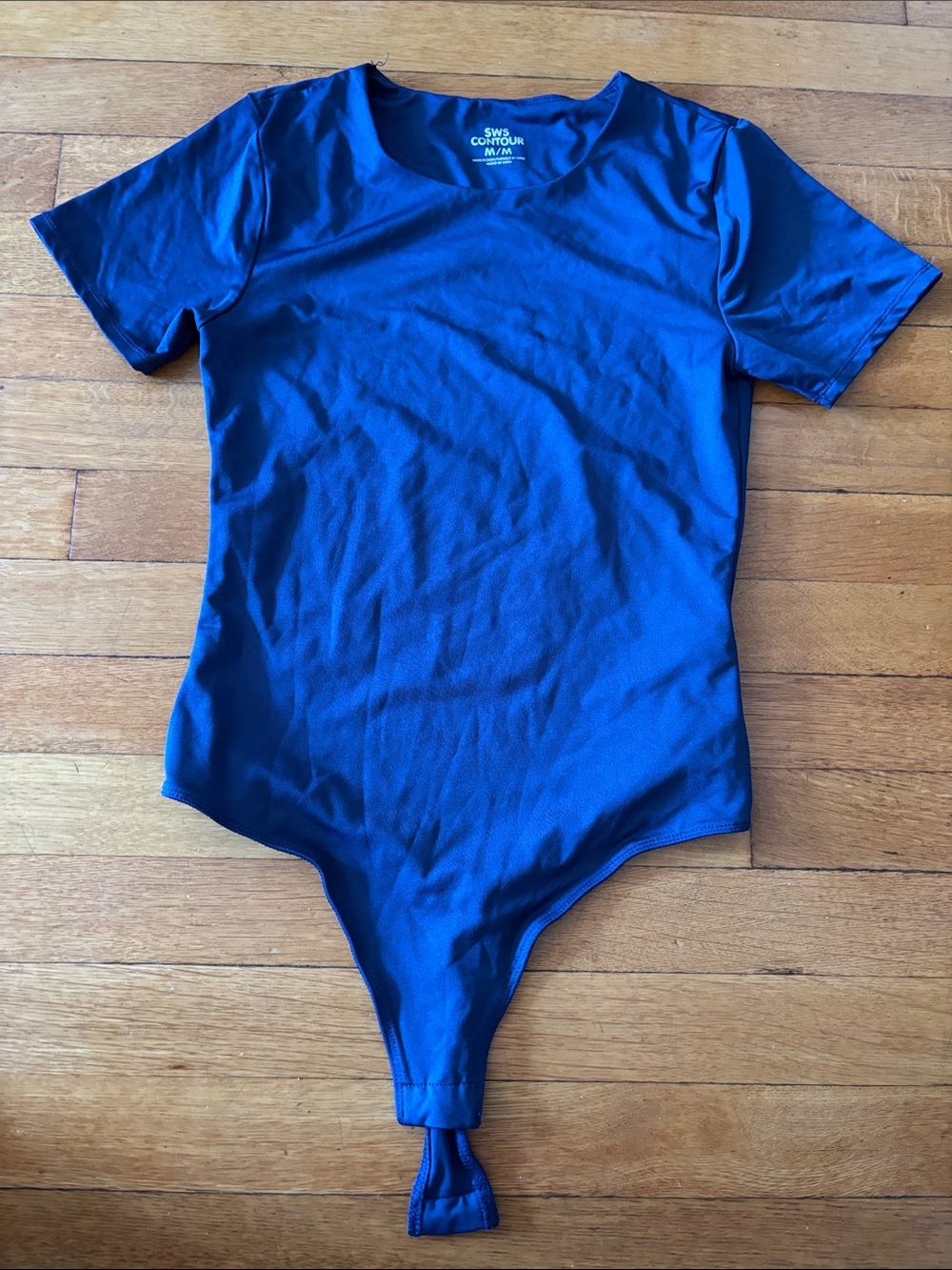 Women's SWS contour Navy Blue Short sleeve bodysuit